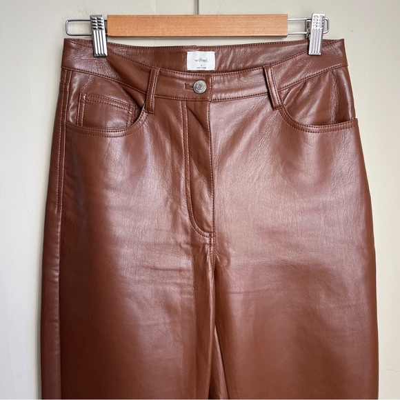 Aritzia Pants - aritzia wilfred melina vegan leather pants